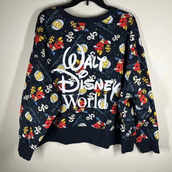 Walt Disney World Sweater Adult 2X Blue 25th Anniversary Vault 50 Mickey Spirit main image 5